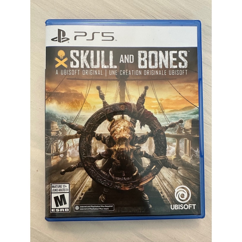 Ubisoft Skull and Bones Video Game PS5 Blue Excellent Pirate Action RPG